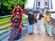 Thời trang - Đi du lịch mà sợ đen da, chị em mặc đồ như “Ninja Lead” khiến ai cũng phải cười ngất