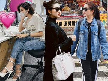 Gương mặt đẹp Top 100 thế giới đi làm MC VTV: Xỏ giày đinh tán, khoác áo denim rất bốc