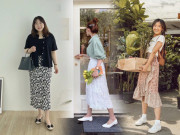 Thời trang - Chỉ sắm chiếc chân váy chưa đến 200 nghìn, chị em có muôn kiểu mặc đẹp từ nhà ra phố