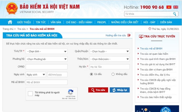 Cách tra cứu mã số bảo hiểm xã hội đơn giản, chính xác nhất - 1