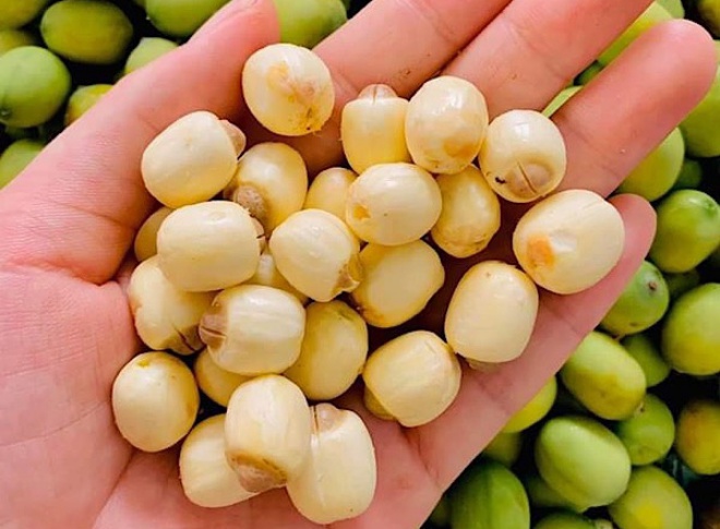 Buy lotus seeds and quickly wilt, do this simple way, the seeds will stay fresh all year long, not dark - 1