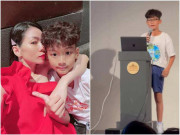 Làm mẹ - Học trường nửa tỷ/năm, con trai Lệ Quyên thuyết trình tiếng Anh làm Đức Huy, Lâm Bảo Châu tự hào