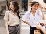 Thời trang - Mát mẻ và chuẩn thanh lịch, hội sành mặc thi nhau "phải lòng" kiểu áo sơ mi hot hit này