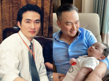 Tài tử Vũng Tàu từng đóng cảnh nóng gây xôn xao với Hà Kiều Anh giờ giải nghệ nuôi con 6 tháng tuổi