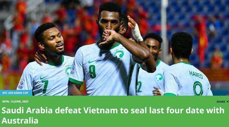 Trang chủ AFC đưa tin về trận tứ kết