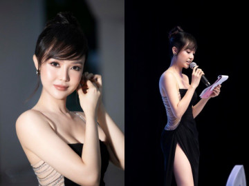 "Nữ hoàng sắc đẹp" Ngọc Duyên "lấn sân" làm MC, không phải vì lý do kinh tế