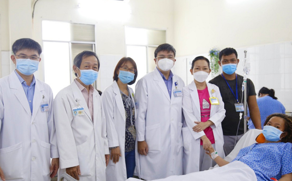 Bệnh nhân sau khi phẫu thuật hiện đã ổn định. Ảnh: BV Từ Dũ.