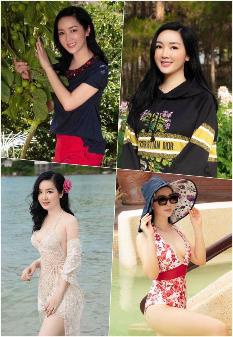 Hội các chị đẹp U50 đi biển thả dáng: Vợ Bình Minh, Hoa hậu Giáng My ghi điểm - 4