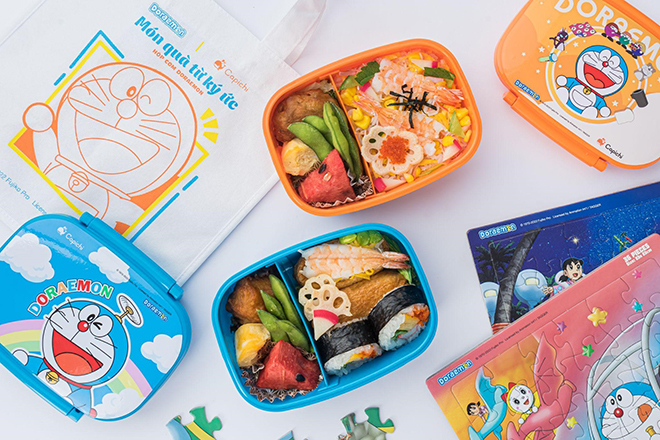 Mẹ chọn bento Doraemon, cho con bữa ăn vui khỏe chuẩn Nhật Bản - 2