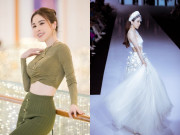 Sao Việt - Hoa hậu Hoàng Dung khoe vòng eo "siêu thực" 52 cm