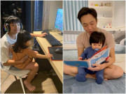 Làm mẹ - Con trai Cường Đôla vừa chơi game vừa trông em, để thấy quy định nghiêm của gia đình hào môn