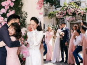 Giải trí - Rể đại gia Long An ôm chặt mẹ vợ trong đám hỏi kín tiếng, Minh Hằng xúc động rơi nước mắt