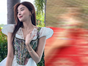 Thời trang - Trong khi showbiz rộn ràng đám cưới, Cao Thái Hà diện áo tắm khoe dáng giữa rừng thông