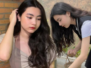 Làm đẹp - Thừa hưởng hàng lông mày rậm từ cha, mắt bồ câu của mẹ, gái út MC Quyền Linh càng lớn càng Tây