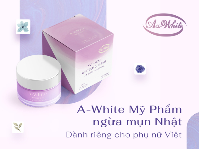 A-White, mỹ phẩm ngừa mụn dưỡng da chuẩn Nhật mang thương hiệu Việt - 1