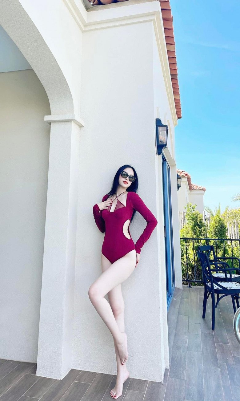 Mỹ nhân có làn da đẹp nhất Hoa hậu Việt Nam khoe body với đồ bơi - 4