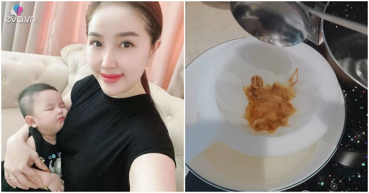 View - Làm vợ đại gia, Bảo Thy dùng nguyên liệu hơn 1 triệu đồng/kg nấu ăn dặm cho con
