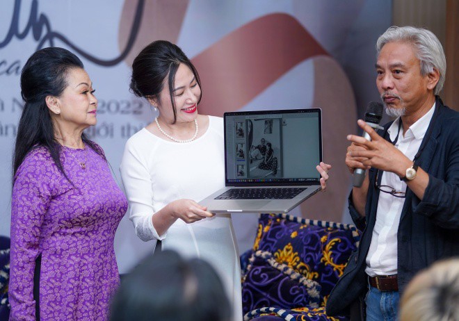 Một bức ảnh cũ của Khánh Ly và Trịnh Công Sơn.