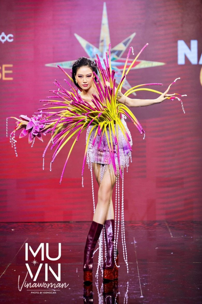 Mỹ nữ Bình Thuận vào top tài năng Hoa hậu Hoàn vũ ghi điểm nhờ đôi chân dài thẳng tắp - 8
