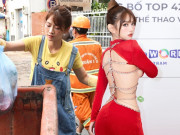 Thời trang - Lê Bống mãi chưa thể ghi điểm thời trang khi thi hoa hậu, mặc lại đầm của Thùy Tiên liền bị so sánh