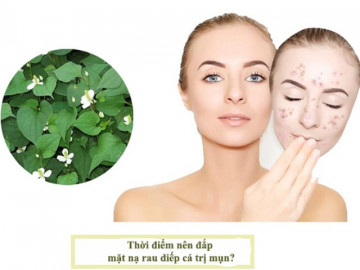 12 Cách làm mặt nạ diếp cá giúp trị mụn, nám hiệu quả tại nhà