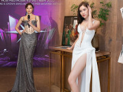 Thời trang - Cầm trịch Chung kết Miss Universe Vietnam, MC chân dài xúng xính váy áo: Bộ nào cũng "chặt chém" dàn thí sinh