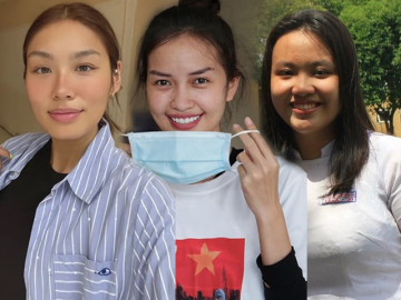 Ảnh mộc hiếm của Top 3 HHHV Việt Nam: Ngọc Châu đỉnh, Thuỷ Tiên, Thảo Nhi từng có lúc kém sắc
