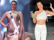 Làm đẹp - Hoa hậu 71kg Thái Lan giảm cân cật lực, mặc bodysuit diễu hành siêu "bánh cuốn"