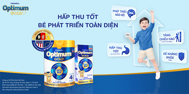 OPTIMUM GOLD 4 – Chất lượng quốc tế, hỗ trợ bé phát triển toàn diện - 4