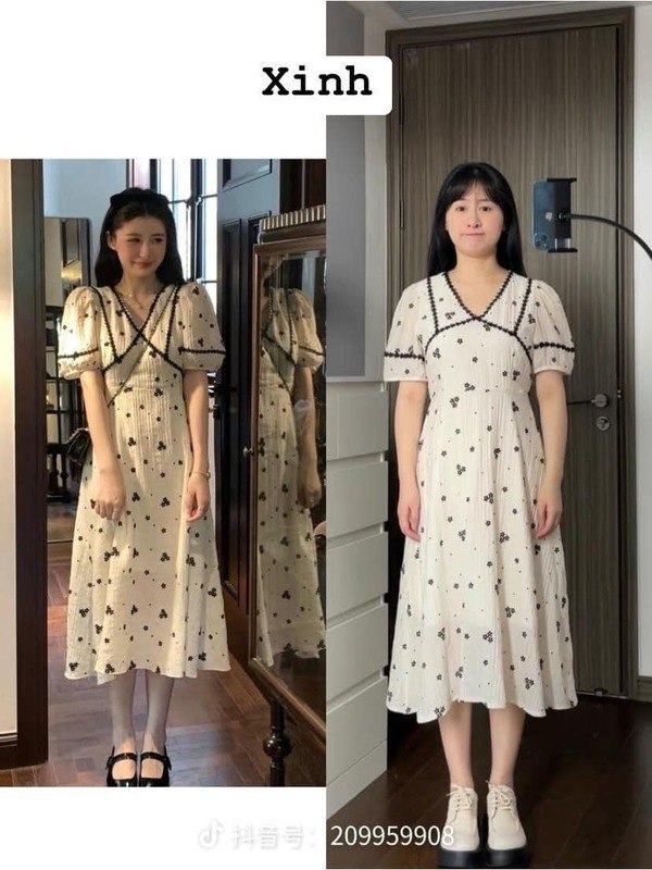 Một chiếc váy, hai số phận: Cô gái chứng minh mua hàng online mà không hợp dáng thì cũng hỏng - 12