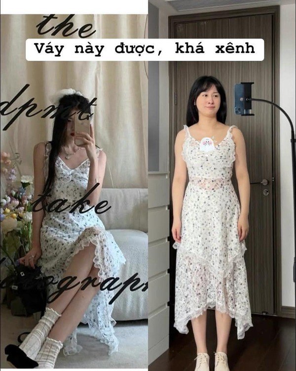 Một chiếc váy, hai số phận: Cô gái chứng minh mua hàng online mà không hợp dáng thì cũng hỏng - 8