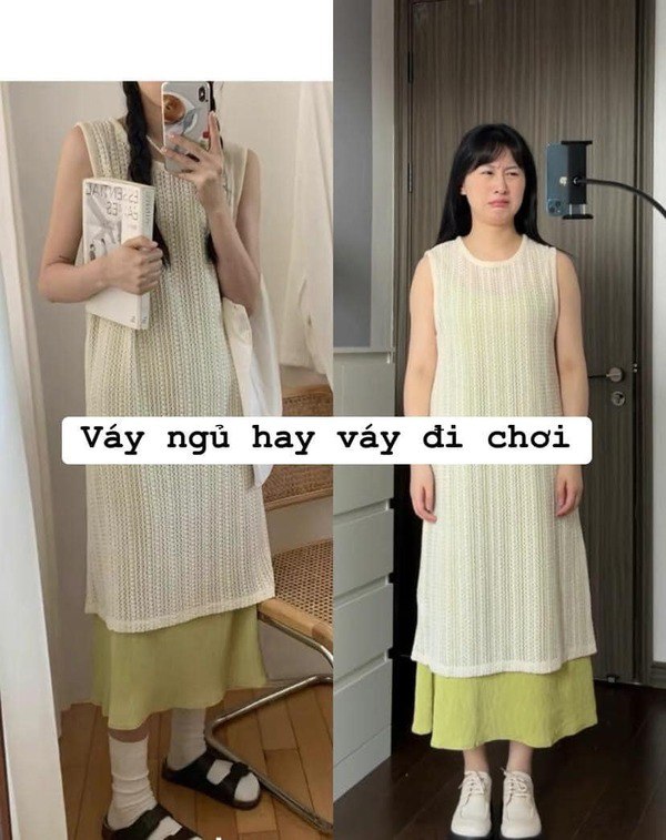 Một chiếc váy, hai số phận: Cô gái chứng minh mua hàng online mà không hợp dáng thì cũng hỏng - 2