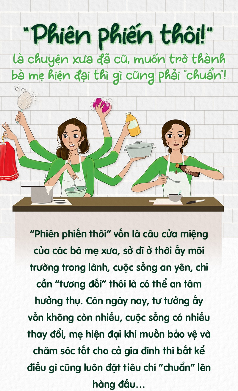 “Phiên phiến thôi” là chuyện xưa đã cũ, muốn trở thành bà mẹ hiện đại thì gì cũng phải “chuẩn”! - 2