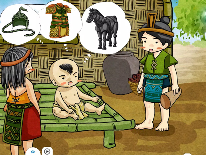 Truyện cổ tích Thánh Gióng song ngữ Việt Anh hay nhất cho thiếu nhi - 2