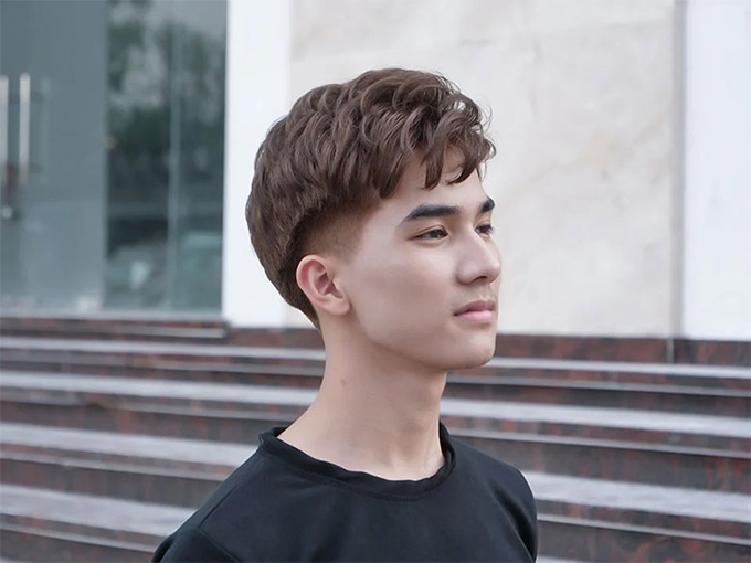 Salon Tài Hàn Quốc - nơi cắt tóc nam sóc trăng uy tín - uốn tóc nam Korea