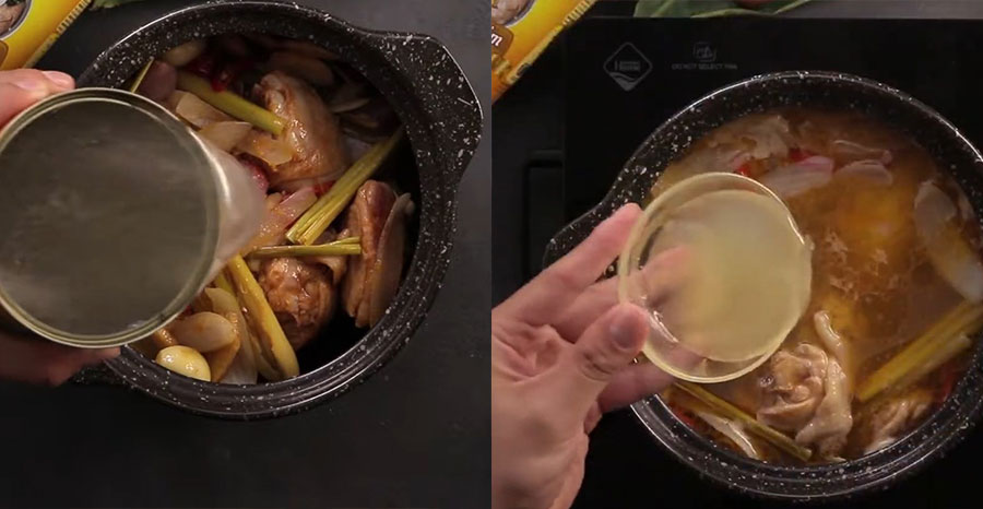 Cách nấu lẩu gà nấm thuốc bắc, thập cẩm ngon, dễ làm nhất - 13
