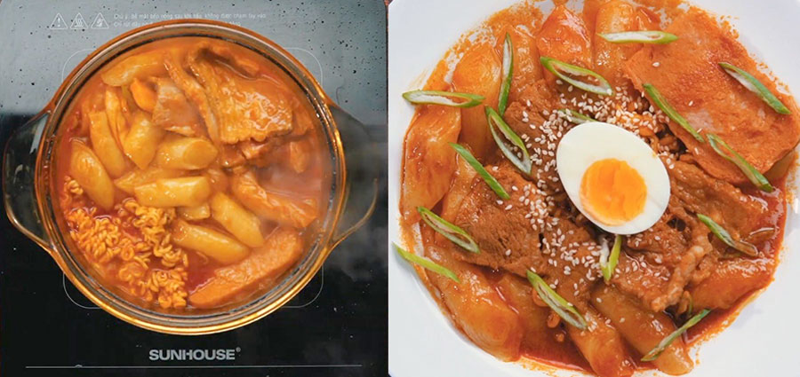 How to make tokbokki with cold rice, authentic Korean rice paper - 14