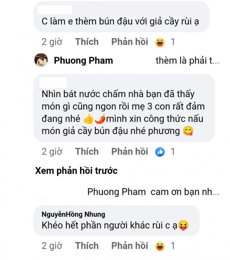 Vợ Mạnh Trường làm bún đậu, giả cầy amp;#34;bon mồmamp;#34; ngày mưa gió nhưng bị thắc mắc cho con bú mà ăn mắm tôm - 6