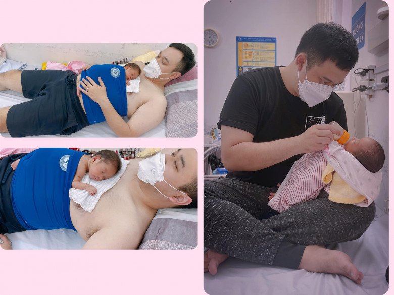 Sau sinh, con phải nằm lồng ấp 12 ngày và ở viện 1,5 tháng. (Ảnh: NVCC)
