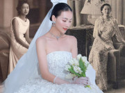 Thời trang - Hoa hậu Bến Tre duy nhất được ví như Nam Phương Hoàng Hậu diện váy cưới trắng, cả showbiz chúc mừng