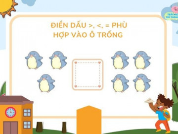 Đố vui IQ Toán học so sánh số lượng dành cho trẻ 2-5 tuổi