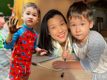 Mẹ đơn thân Hoàng Oanh đau đầu vì con trai lai Tây chống đối, bướng bỉnh từ chuyện đi học đến tắm rửa