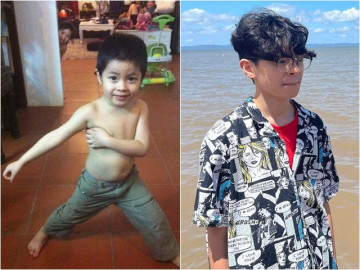 Khoảnh khắc Trần Bờm Bố ơi mình đi đâu thế cởi trần 11 năm trước được khui lại, giờ thanh niên lắm rồi