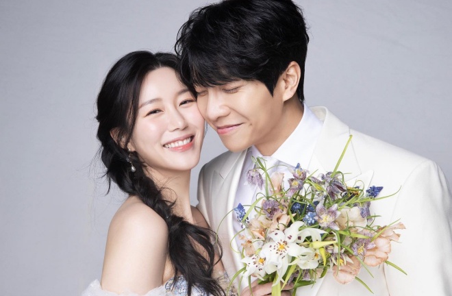 Ảnh cưới đẹp và lãng mạn của Lee Seung Gi.