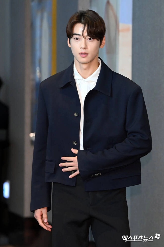 Cha Eun Woo đẹp trai xuất hiện.