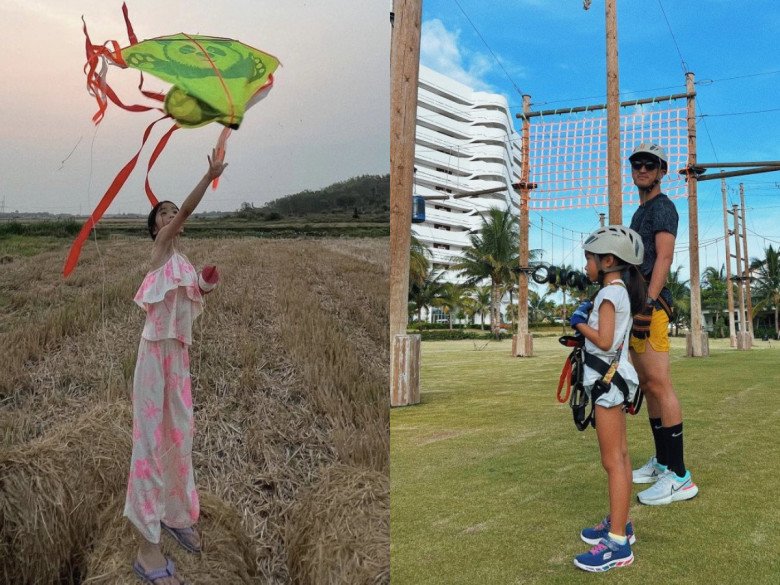 So với hình ảnh lúc 5 tuổi, Chloe hiện đã cao hơn khá nhiều.