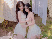 Làm đẹp - Cặp chị em song sinh gốc Huế giống tới mức chồng cũng nhầm, nay phân biệt nhau bằng "chiếc bụng tròn ủm"