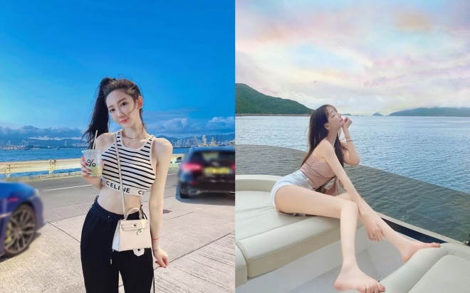 Tạ Chỉ Huệ được nhiều nhãn hàng mời gọi vì vẻ ngoài nổi bật và vóc dáng cũng ấn tượng.