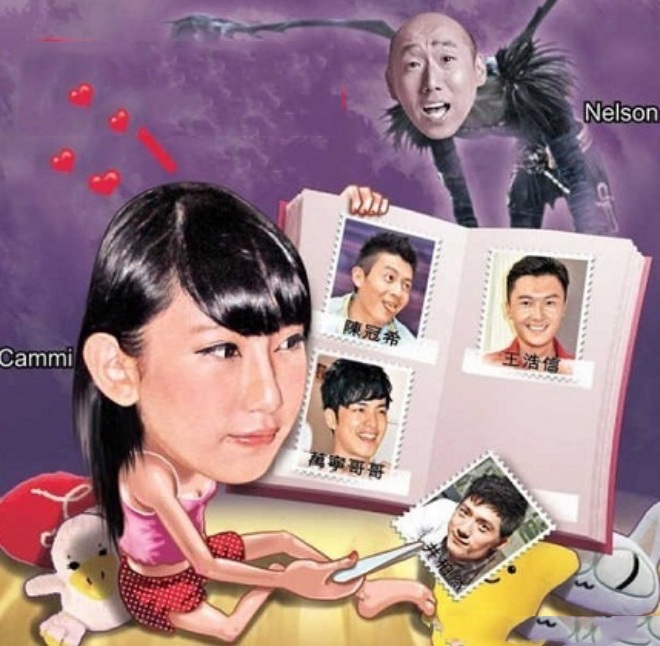 Tạ Chỉ Huệ có bộ sưu tập người tình: Vương Hạo Tín (Vincent Wong), Thẩm Chí Minh và Tỉnh Bách Nhiên (Jing Bo Ran).