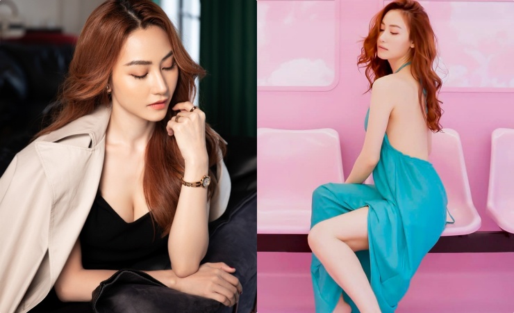 Thoải mái chia sẻ hình ảnh cá nhân nhưng Ngân Khánh kín tiếng trong đời tư, ít khi đăng ảnh chồng lên mạng xã hội.